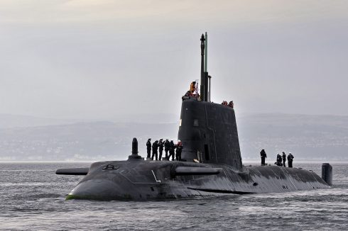 Royal Navy Submarine Hms Astute Returns To Hmnb Clyde