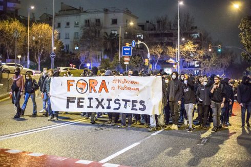 Anti-fascist march (Photo by Cordon Press)