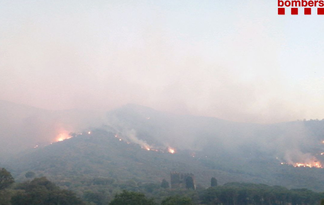 wildfire catalunya costa brava