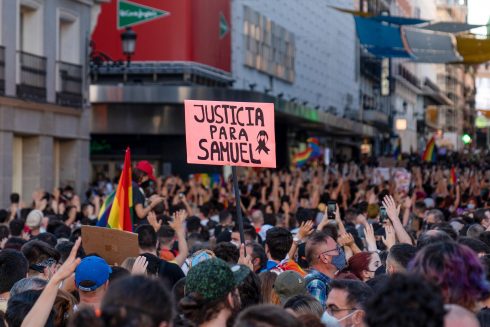 Demonstration Against Hate Crime In Madrid, Spain 5 Jul 2021