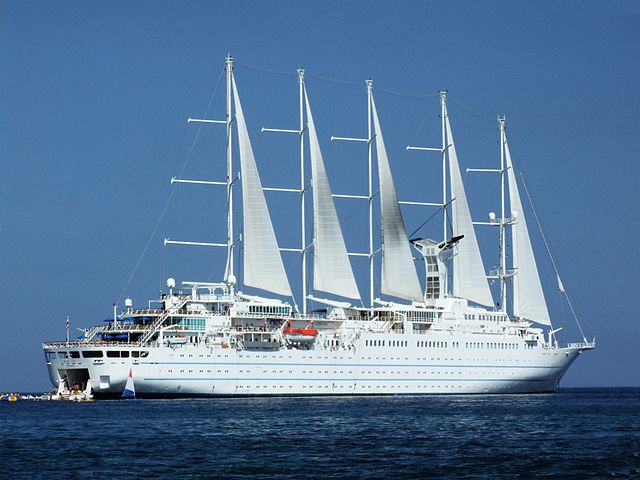 cruise ship sailing from malaga