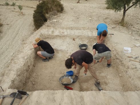 Walls of ancient farmhouse are discovered at archaeological dig site on Spain's Costa Blanca
