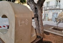 Disrespectful vandals scrawl graffiti on Costa Blanca COVID-19 victims memorial in Spain Vandals Scrawl Graffiti On Covid 19 Memorial In Costa Blanca City In Spain