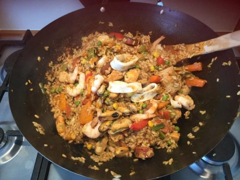 Dish Paella