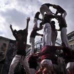Human Towers On Last Day Of Feast Of La Merce
