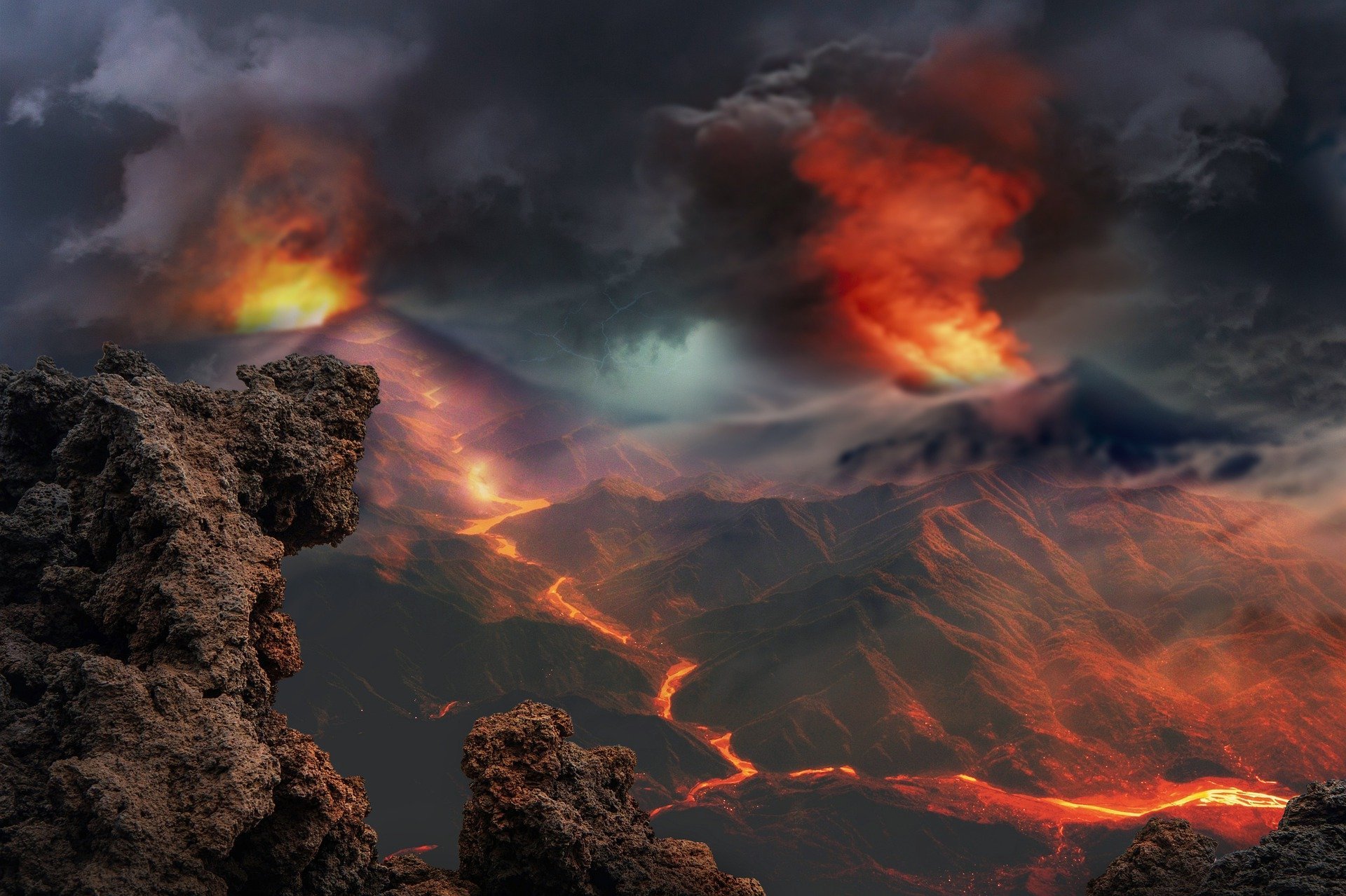 active volcano