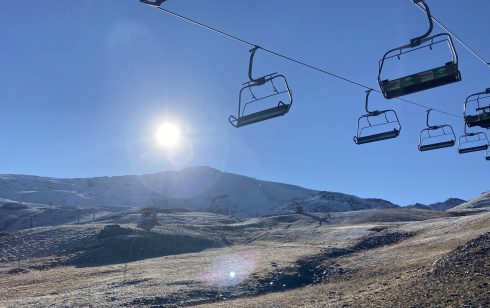 Snow in the Sierra Nevada