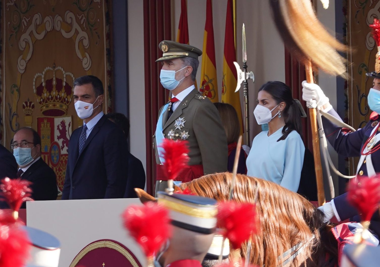 Pedro Sanchez jeered at Spain's National Day parade attended by King Felipe and Queen Letizia