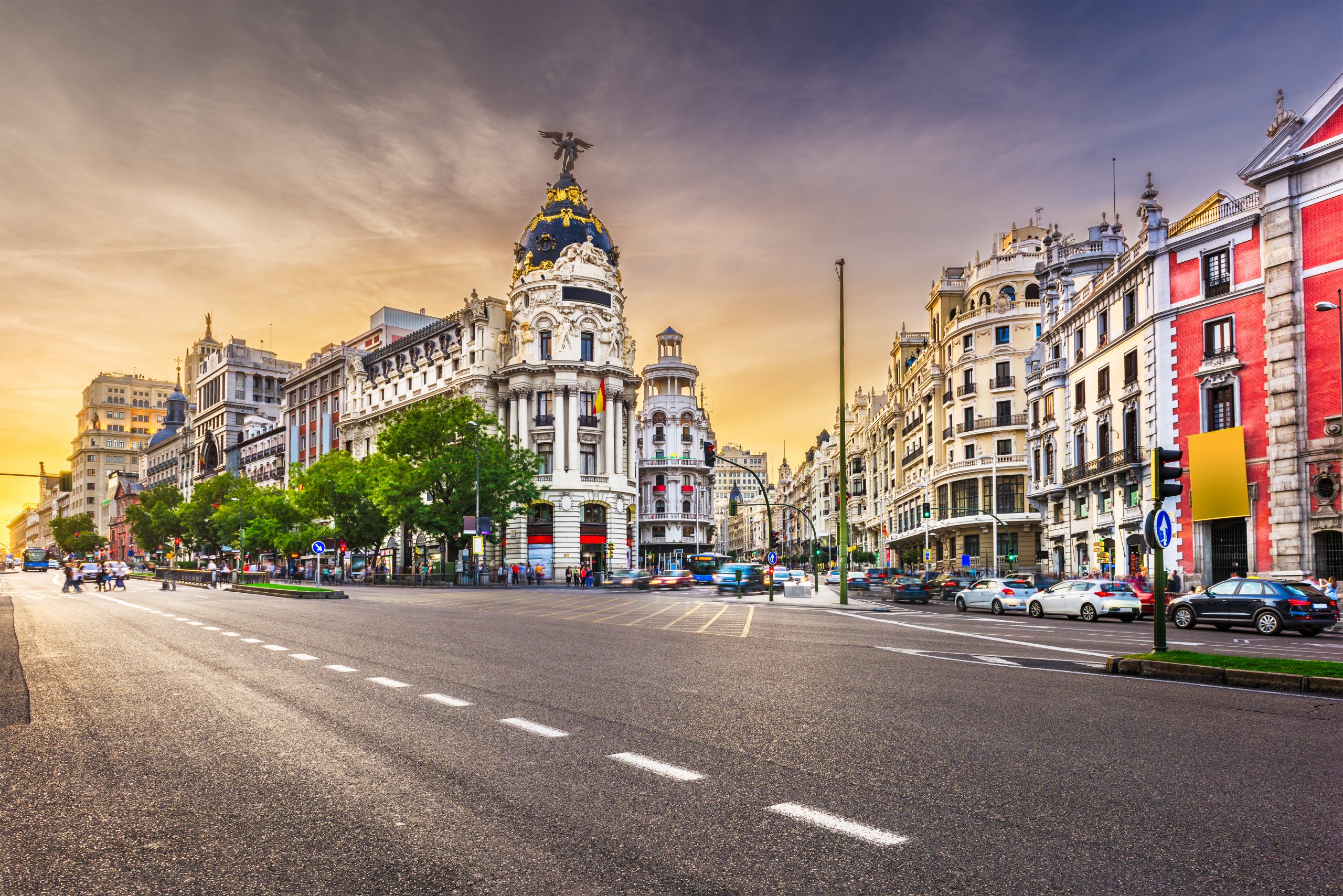 Madrid, Spain Cityscape