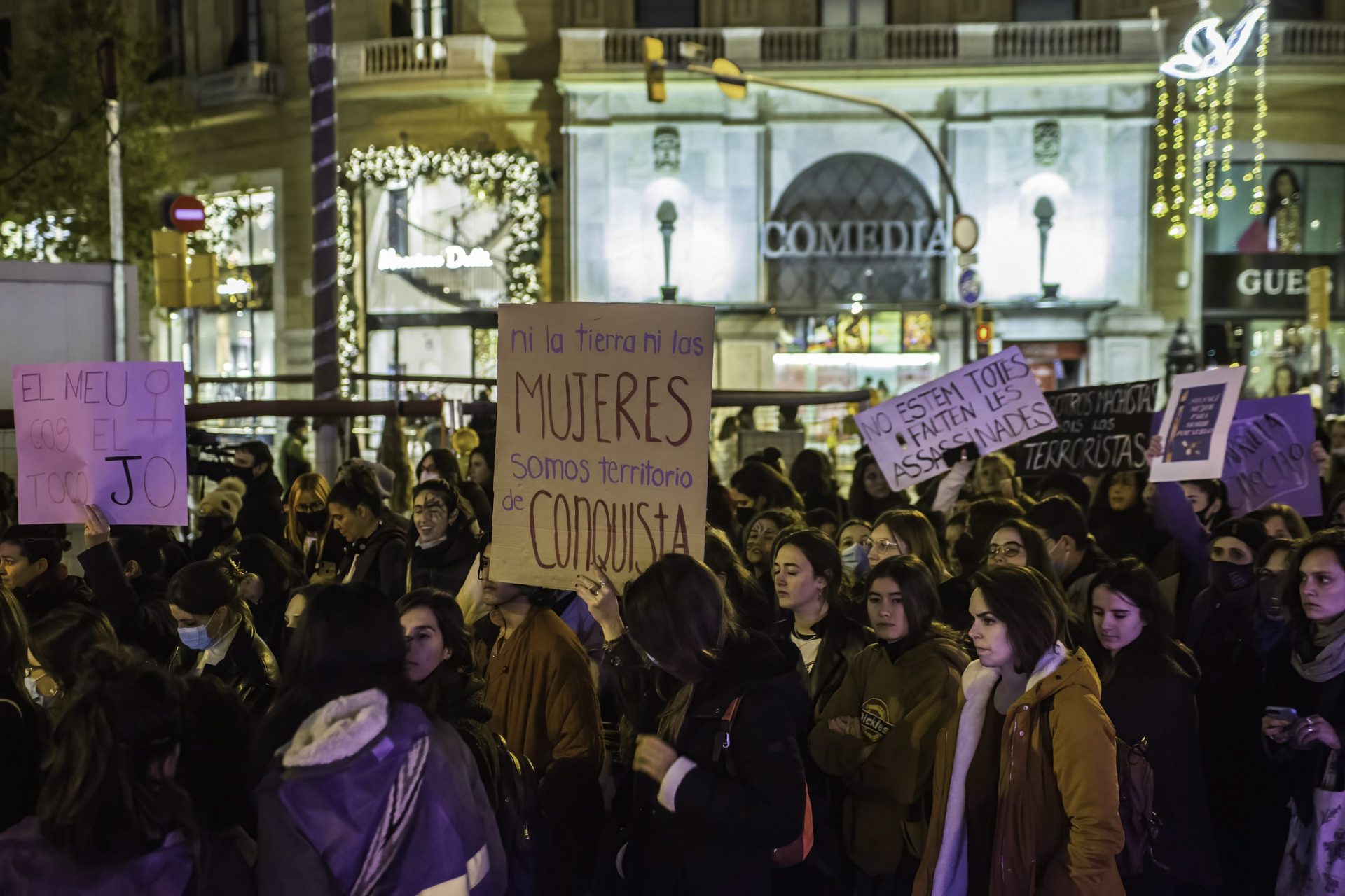 IN PICS: Thousands march in streets across Spain to demand an end to ...