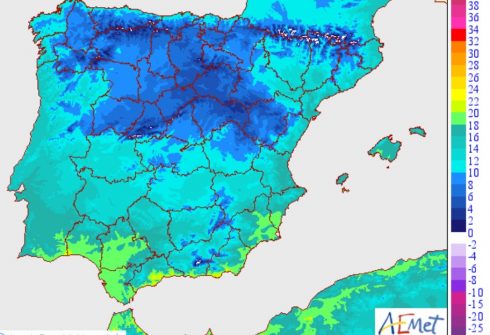 weather map spain