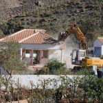 Demolition of peoprty in southern Spain . Photo: AUAN