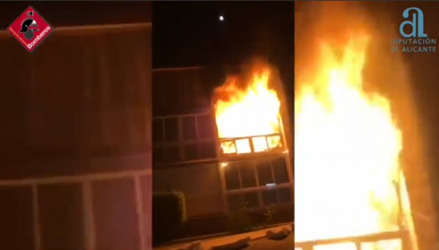 Dramatic Benidorm Area Rescue After Two Women Are Trapped In A Blazing Apartment In Spain's L'alfas Del Pi