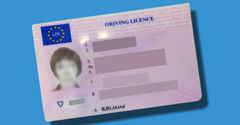 driving licence British embassy photo