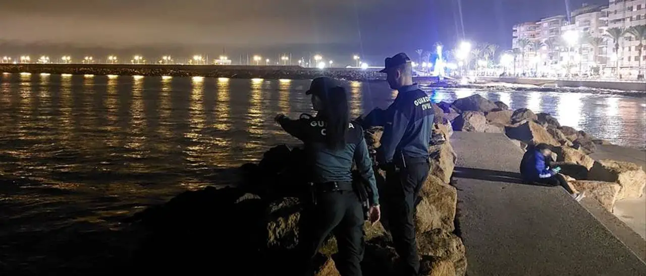 Happy Ending As Woman Slips Into The Sea At Popular Torrevieja Promenade On Spain's Costa Blanca