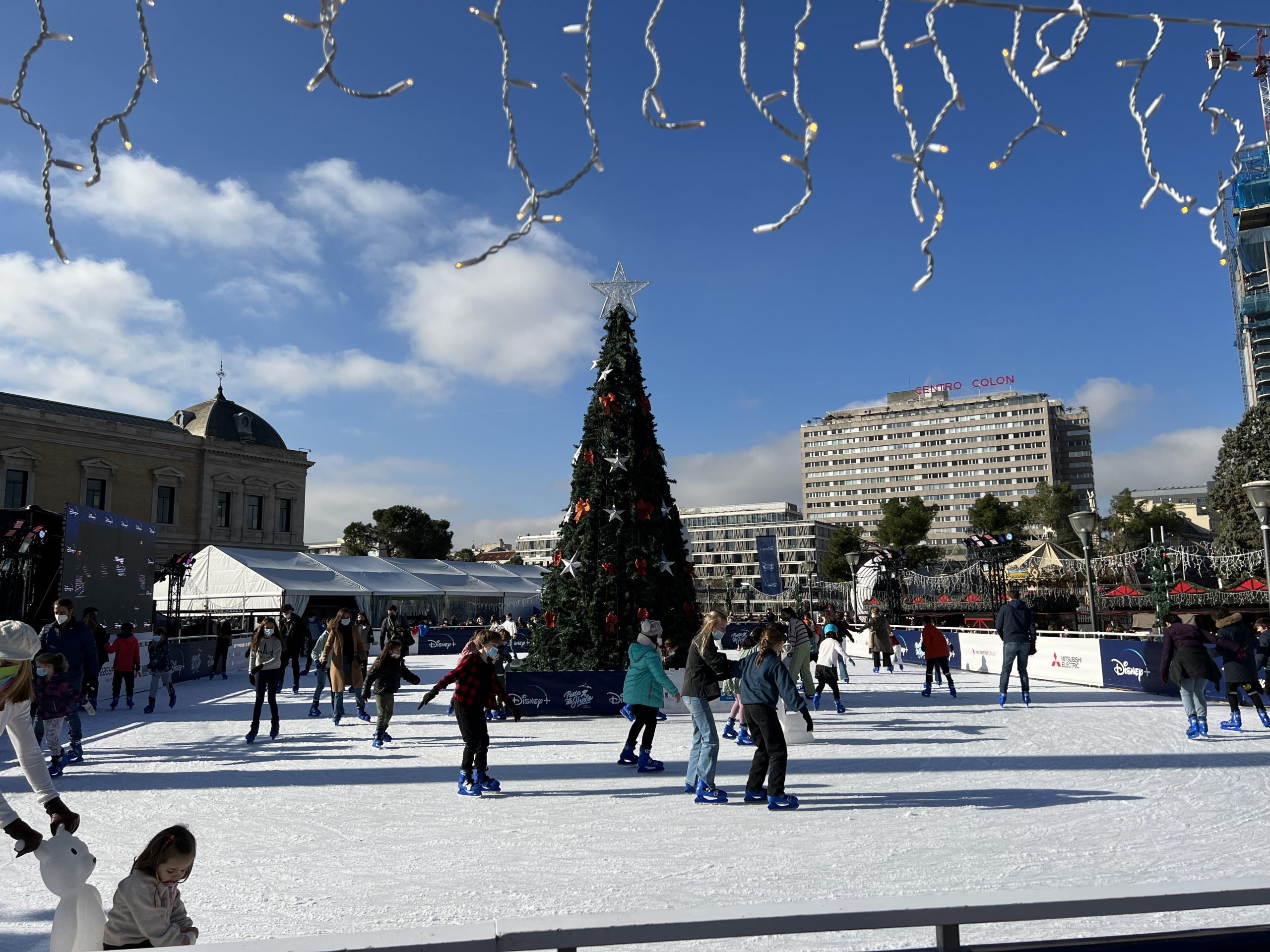 Ice Skating Colon Madrid