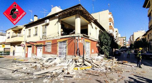 Lucky Escape For Resident As Her Home Suffers Partial Collapse On Spain's Costa Blanca