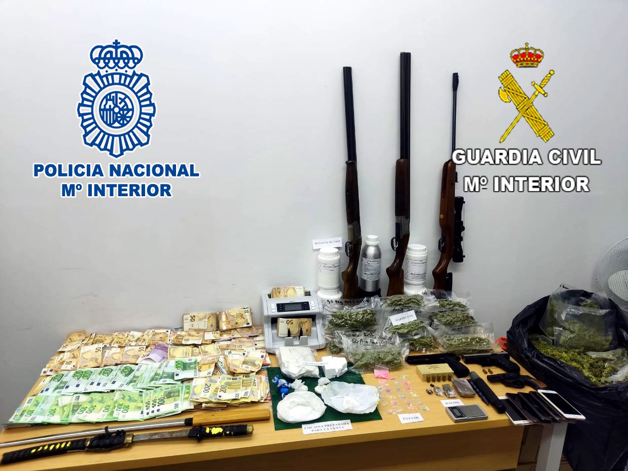 Police Swoop On Big Drug Trafficking And Money Laundering Enterprise In Alicante And Valencia Areas Of Spain
