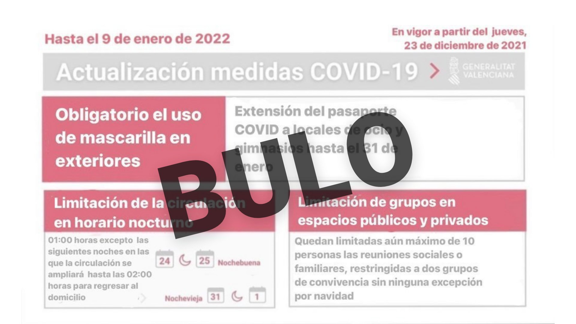 Social Media Hoax Proclaims New Covid 19 Night Curfews In Costa Blanca And Valencia Areas Of Spain