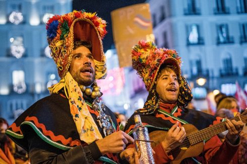 Lgbt Protesters In Madrid, Spain 15 Dec 2021