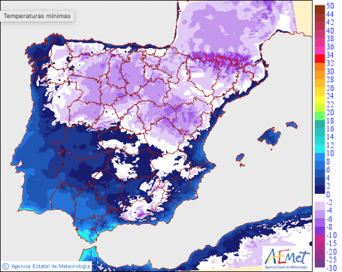 Aemet Weather Costa Blanca Alicante Valencia January 2022 Aemet