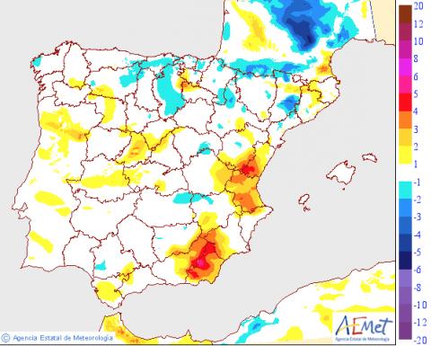 Temperature Fluctuations Spain Aemet 2022 January 15