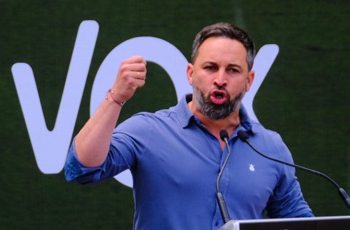 Santiago Abascal, Vox leader. Photo by Cordon Press