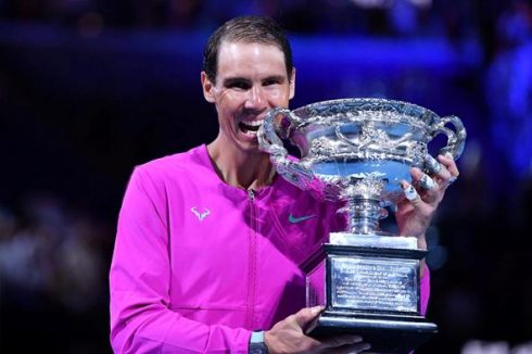 Spanish legend Rafael Nadal makes history with epic Australian Open final fightback. Credit: Cordon Press.
