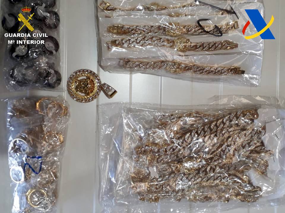 Fake Luxury Jewellery With €1 Million Price Tag Is Seized On Spain's Costa Blanca
