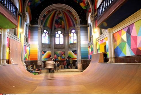 Skatepark Church In Spain