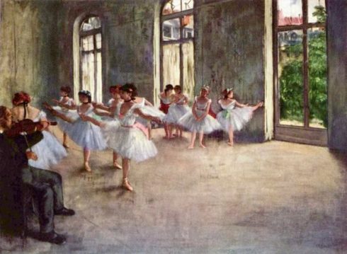 Flickr Ballet Rehearsal, Edgar Degas, 1873, The Fogg Art Museum