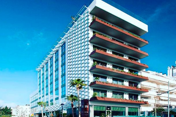 Facade Views Hotel Mim Sitges Paseo Maritimo