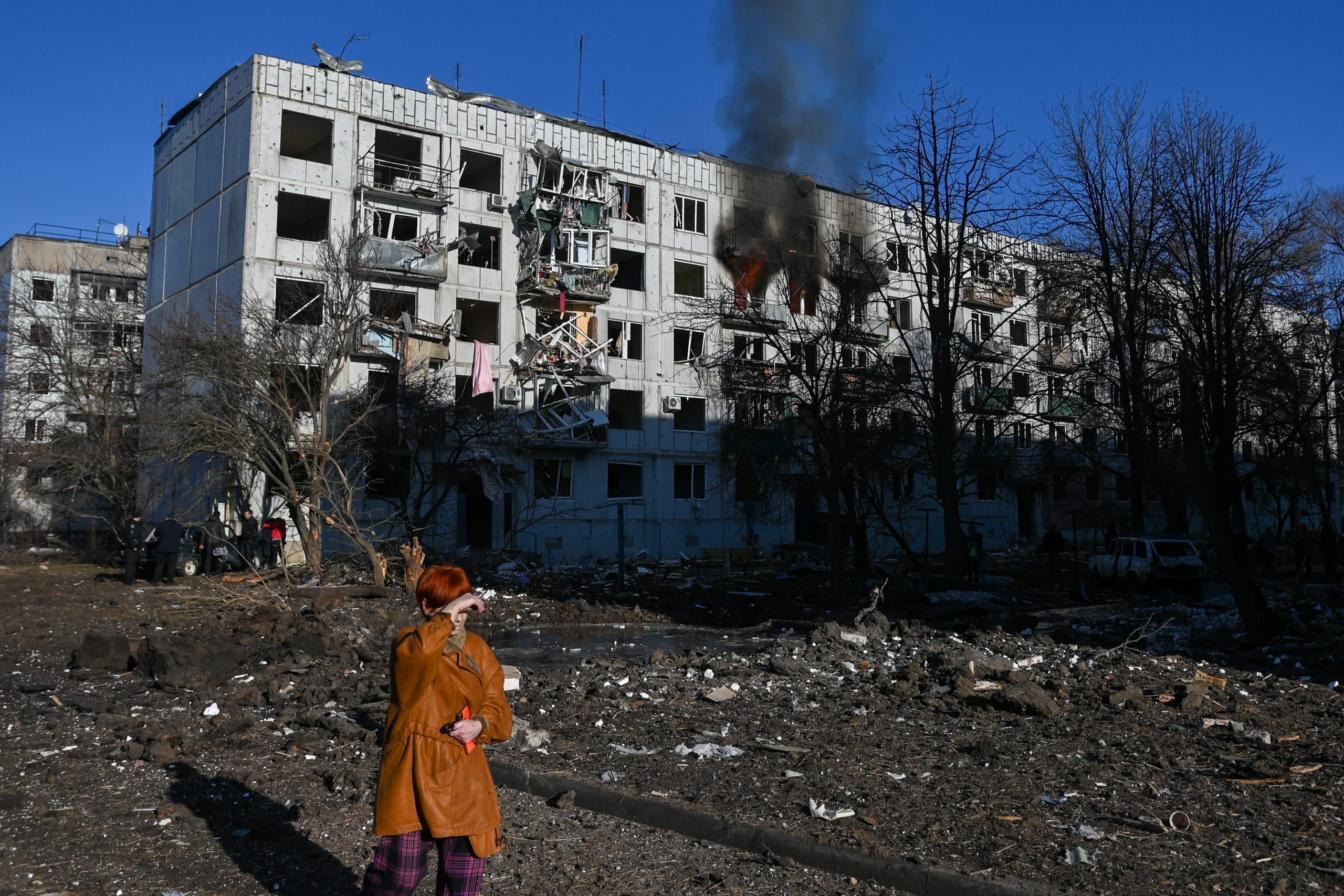 Ukraine: Apartment Bombed In Chuhuiv