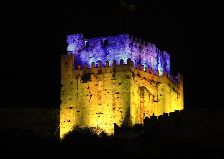 Moorish Castle In Ukraine Colours