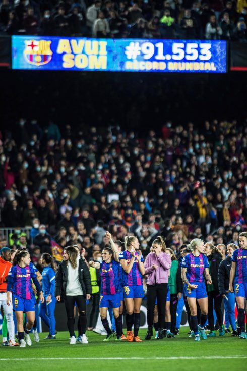 Fc Barcelona Femeni Vs Real Madrid Femenino In Barcelona, Spain 30 Mar 2022