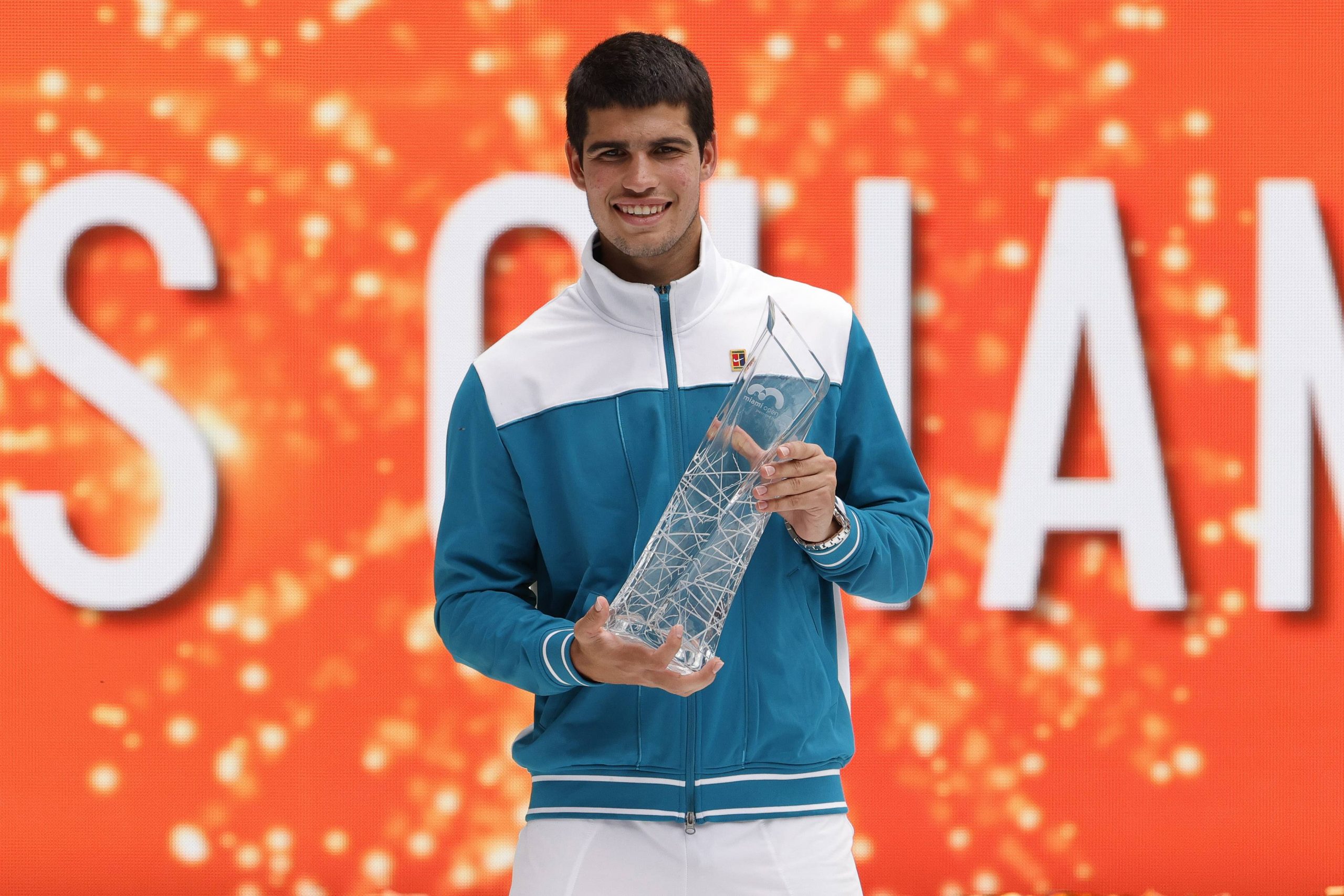 Spain's King Felipe phones Murcia teenage tennis sensation Carlos Alcaraz to congratulate him on Miami Open win