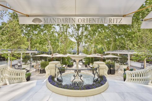 Madrid Terrace Photo Mandarin Oriental Ritz