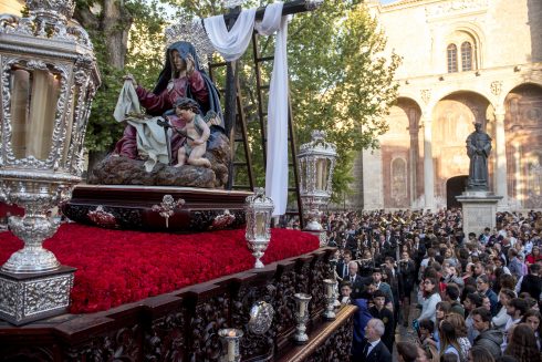 Holy Tuesday Celebration In Granada, Spain 16 Apr 2019
