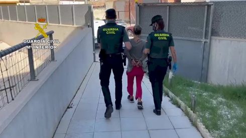 Arrested Woman