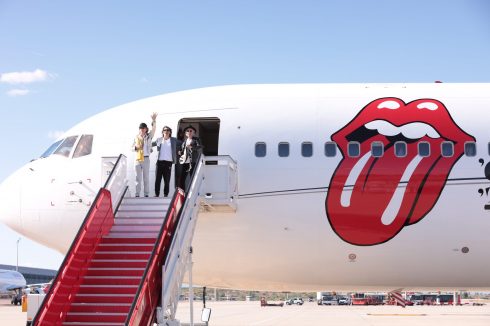 Rolling Stones arrive Madrid