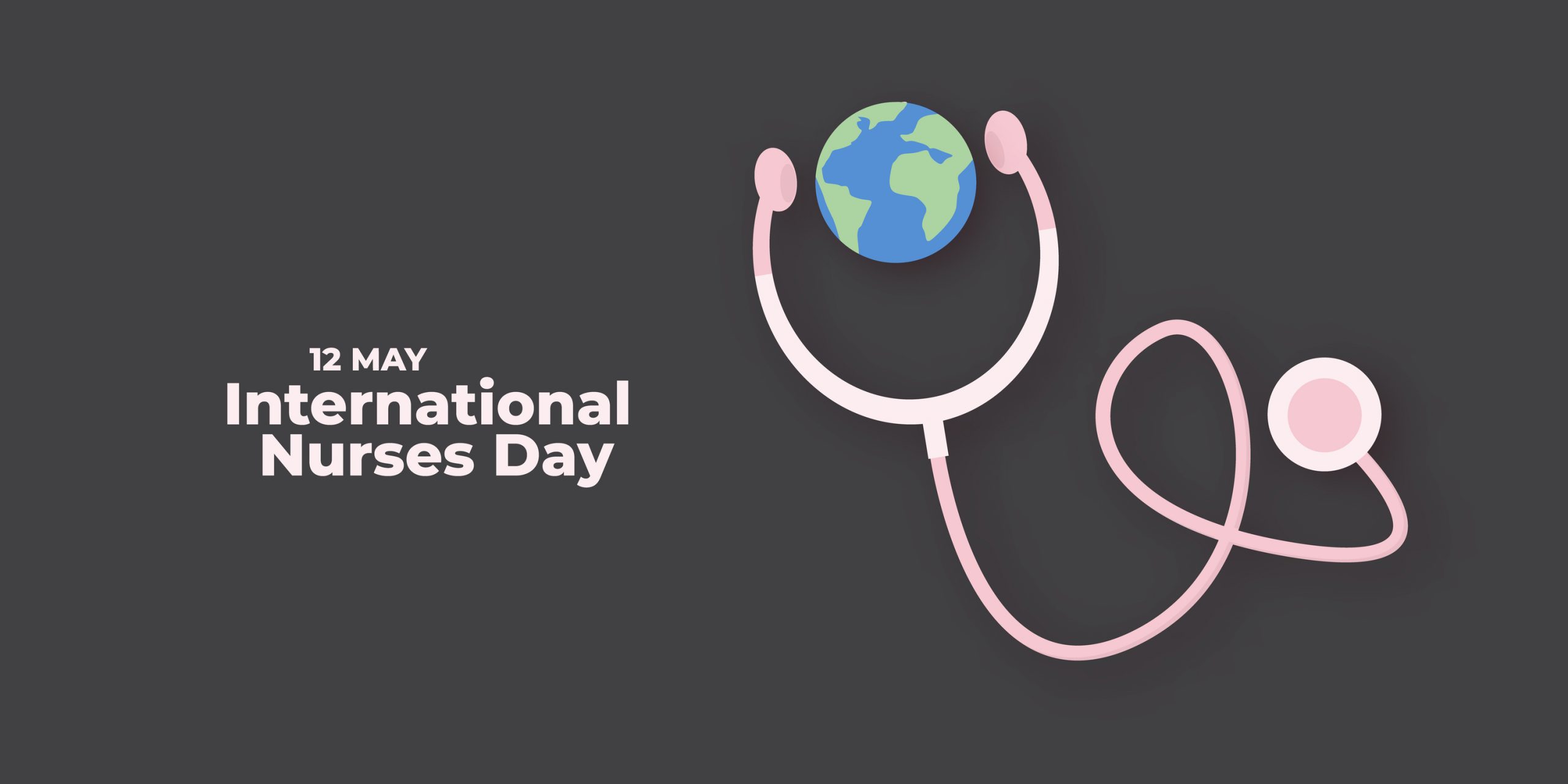 International Nurses Day Vector Horizontal Banner Or Poster With