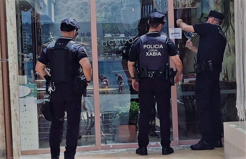 Javea Police Closure