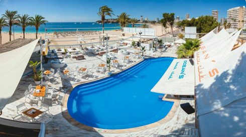 British teenager may never walk again after smashing head-first into shallow end of Magaluf beach club swimming pool on Spain's Mallorca