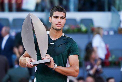 Tennis starlet Carlos Alcaraz climbs to World Number Six ranking after Madrid Open win in Spainrid, Spain 8 May 2022