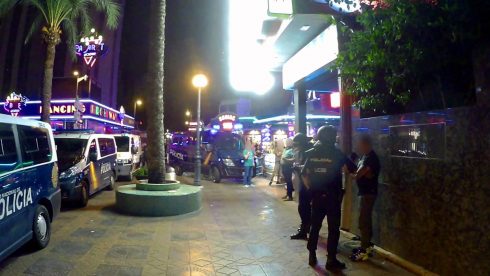 Benidorm Bars And Clubs In Resort's 'english' Zone Get Police Checks On Spain's Costa Blanca