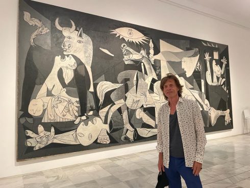 Mick Jagger Guernica Madrid