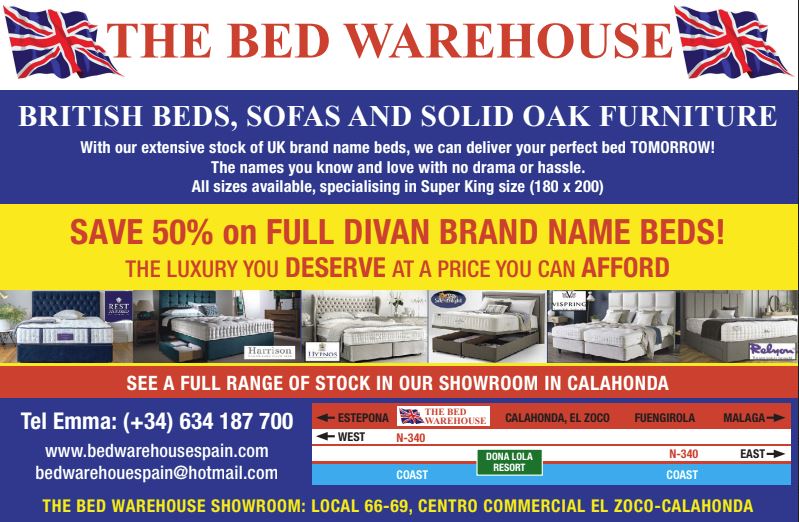 Get the comfort of your bed from home in Spain with The Bed Warehouse