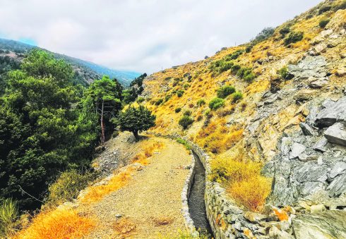 History Of Alpujarra Acequia Near Soportujar