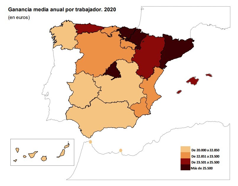 Spain’s average salary rises but there’s still a whopping gender wage