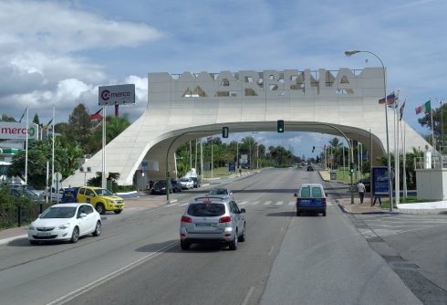 Straßenbrücke In Marbella